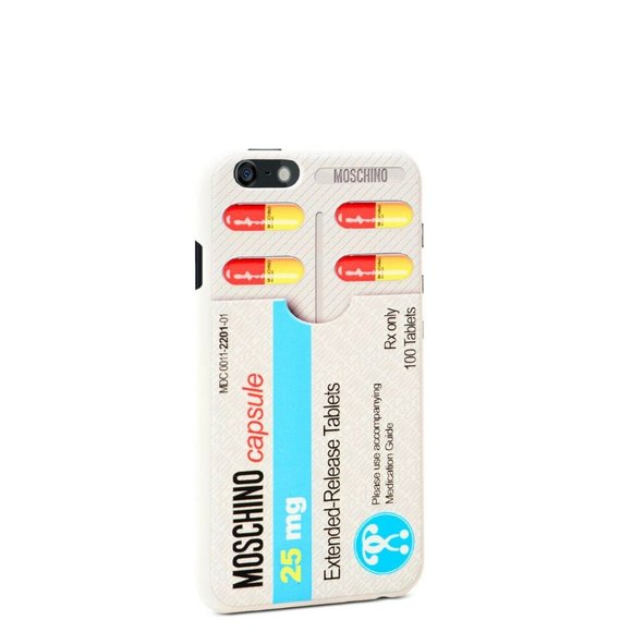 SS17 Pills CASE FOR iPhone 6 / 6S #JUSTSAYMOSCHINO - Picture 4 of 8
